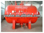 horizontal storage tank