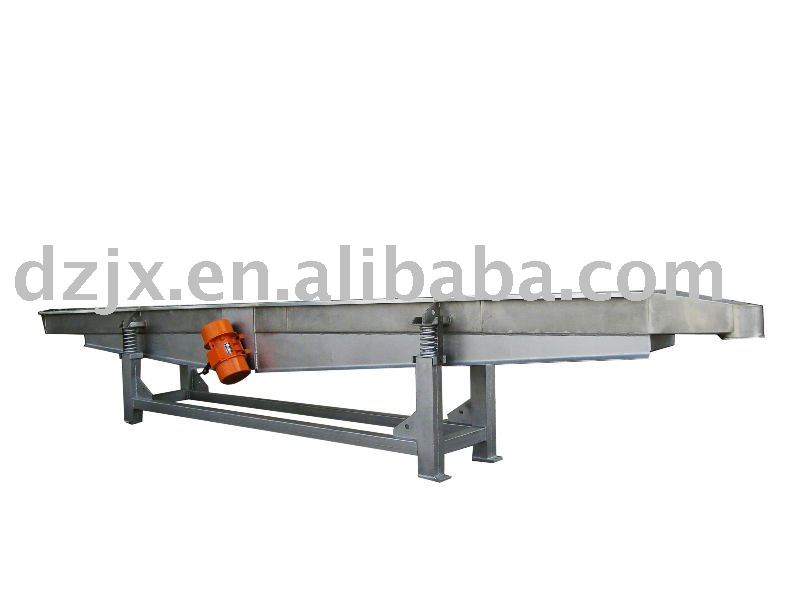 horizontal vibrating conveyor for material processing