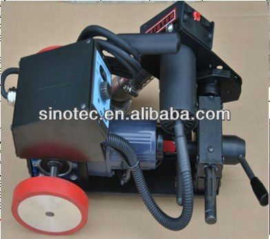 Hot air welding machine for large outdoor material