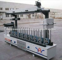 hot and cold glue combine profile wrapping machine