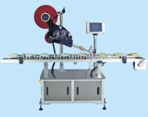 hot .automatic top labeling machine for coffee bag / paper box label