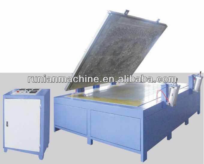 Hot embossing machine for Textile blankets