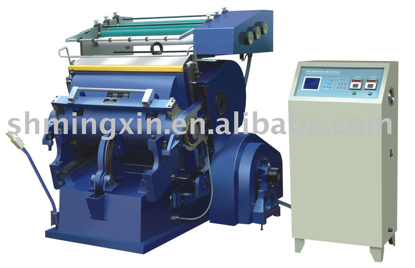 Hot foil stamping and die cutting machine