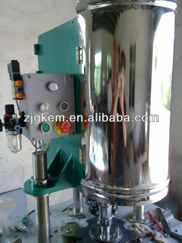 hot juice,hot tea pop-top can seamer machine