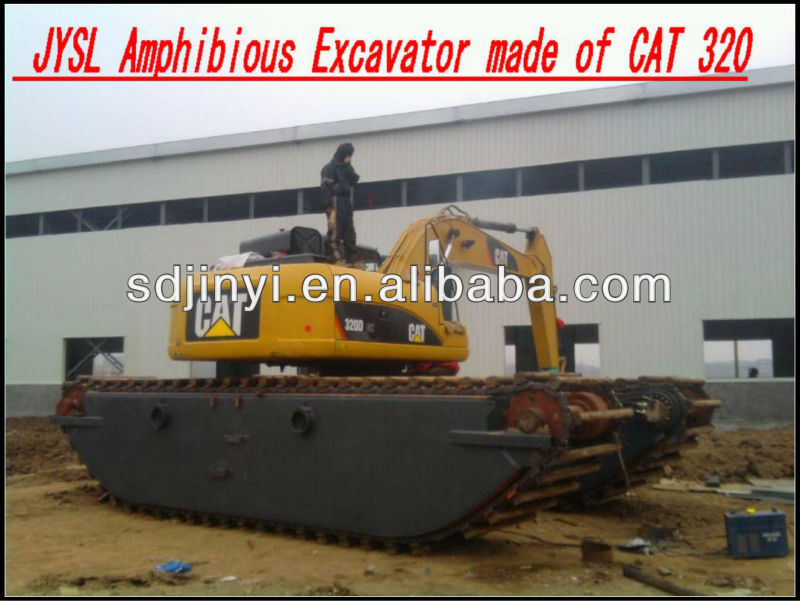 HOT!!! JYSL amphibious excavator made of used CAT original crawler excavator