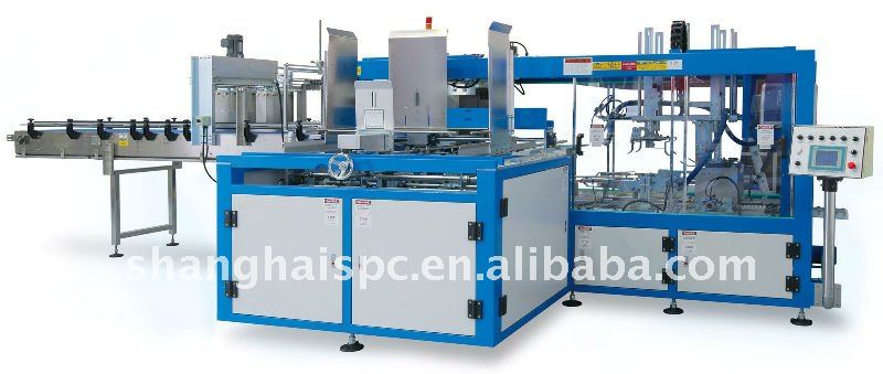 hot melt wrap around carton packing machine