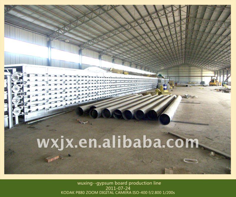 hot oil conducting type--gypsum board equipment line