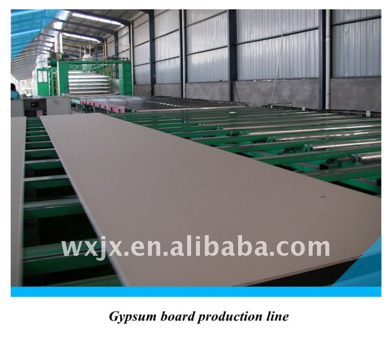 hot oil drying type gypsum and plasterboard production line