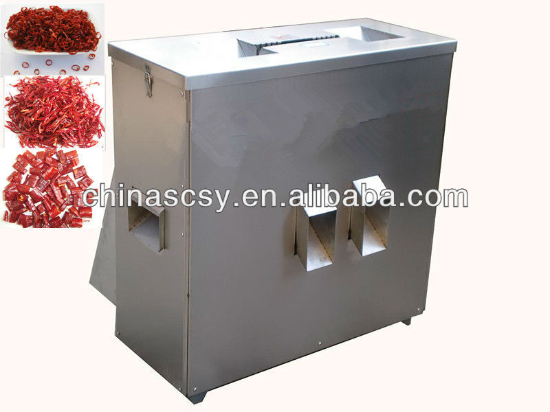 Hot Pepper Cutting Machine //High-efficiency red pepper stem cutting machine