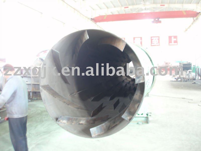 Hot rotary dryer