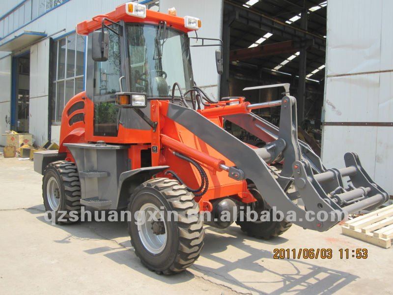 hot sale 1.5t CE articulated wheel loader ZL15 with diesel EUROPE III engine.joystick.