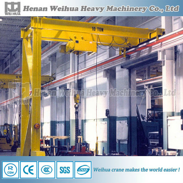 hot sale 15 Ton BMH Model Electric Hoist Semi outdoor gantry crane