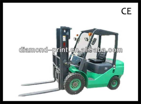 HOT SALE 2.5 ton Diesel forklift &blue colour &4 cylinders