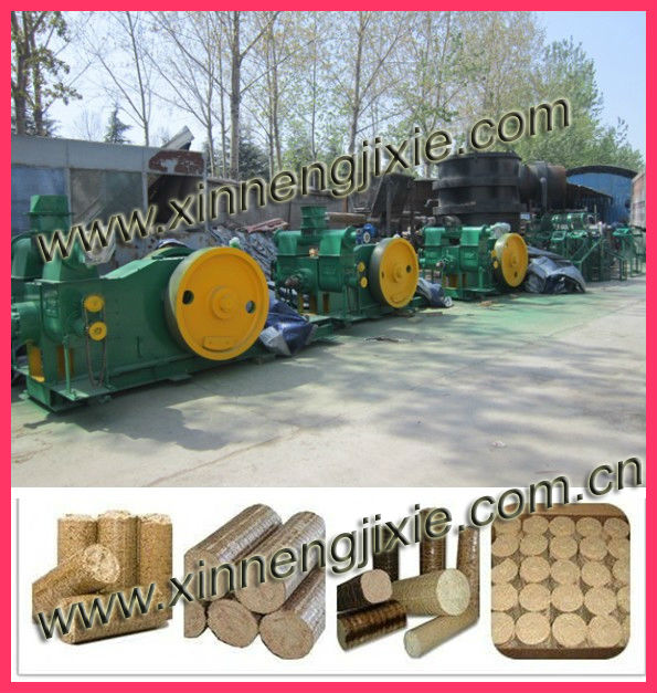 Hot Sale-2012 New Generation XNY-3000C biomass briquette fuel eqipment