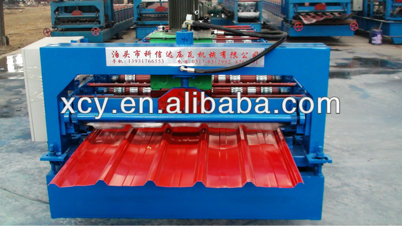 Hot sale 24-210-840 colored metal steel panel roll forming machine