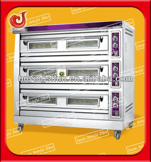 Hot Sale 3 decks Gas Deck Oven