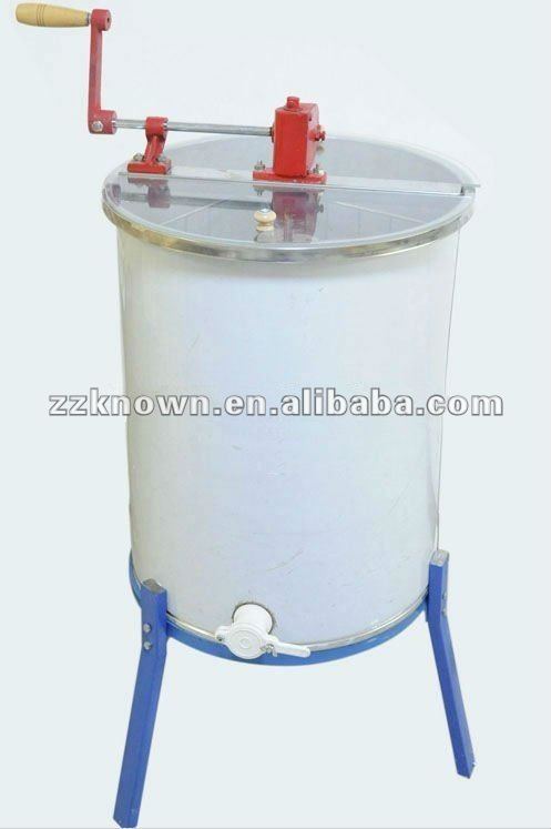 hot sale 4 frame manual stainless steel honey extractor