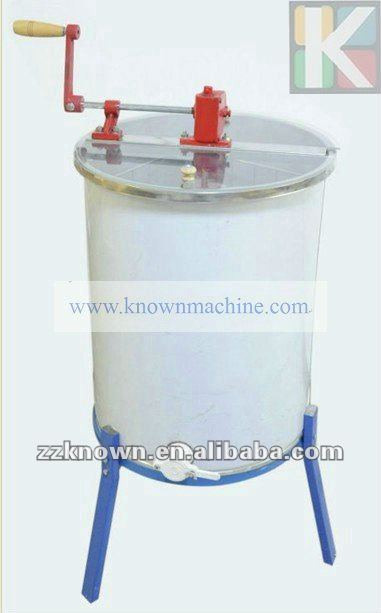 Hot sale 6 frames stainless steel manual honey extractor