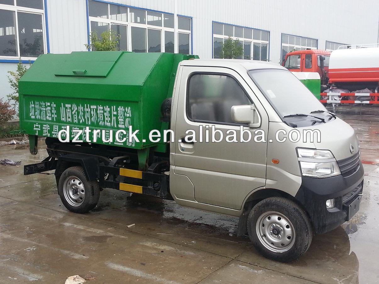 HOT SALE Chang'an Yandi hook lift mini garbage truck