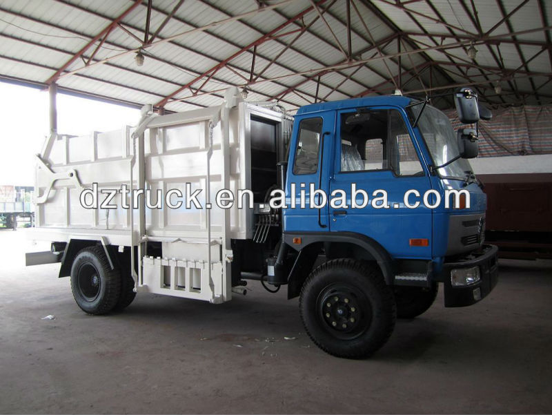 HOT SALE Dongfeng 145 4*2 compression side load garbage truck