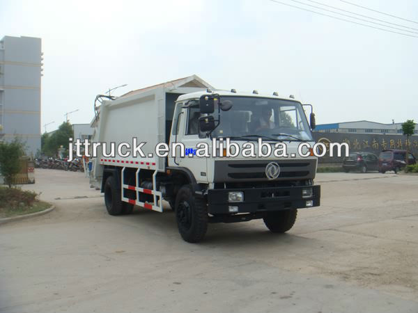 Hot sale Dongfeng 153 4*2 compressible garbage truck