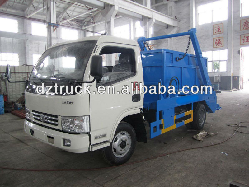 HOT SALE Dongfeng Duo Li Ka 4*2 hydraulic arm garbage truck