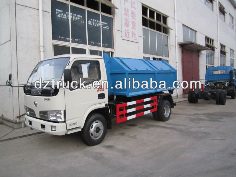 HOT SALE Dongfeng Fu Rui Ka 4*2 arm hook lift container garbage truck