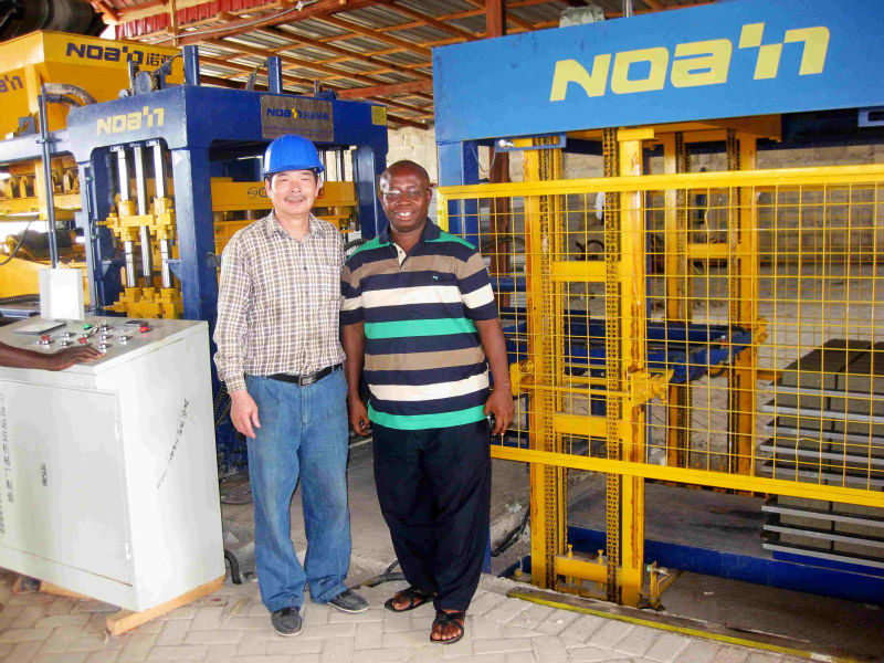 Hot sale in Brazil!Noah QT9-15 interlocking paving block machine!Installing and traning is for free