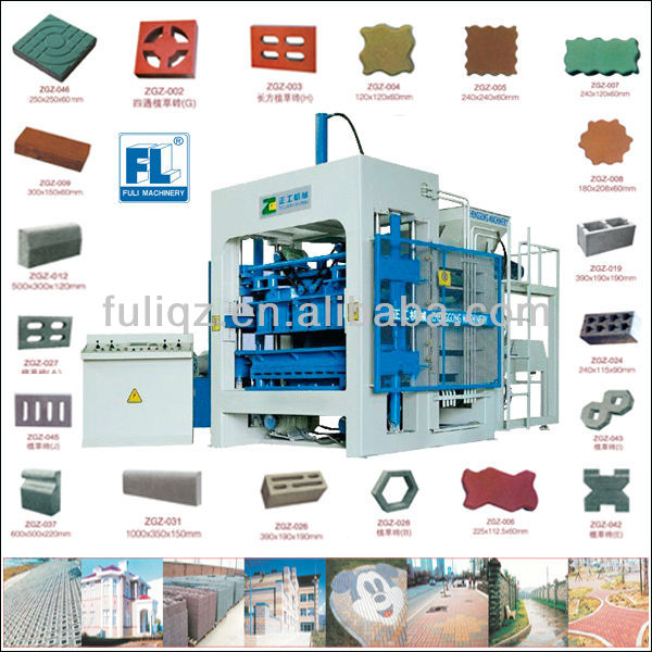 HOT SALE QT10-15 Fully automatic Fly Ash Brick Making Machine