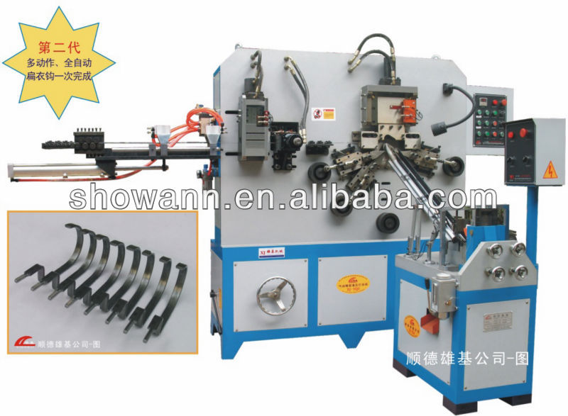 Hot sale SAXJ-YGI5A New Model Hydraulic Automatic Flat Hanger Hooks Machine