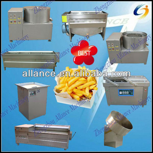 Hot sale semi-automatic fries potato chips production line