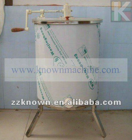 Hot sale stainless steel 4 frames manual honey extractor