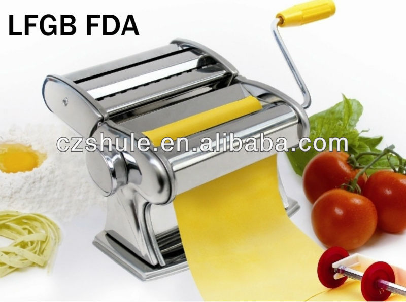 hot sale stainless steel kitchen manual spaghetti pasta machinery