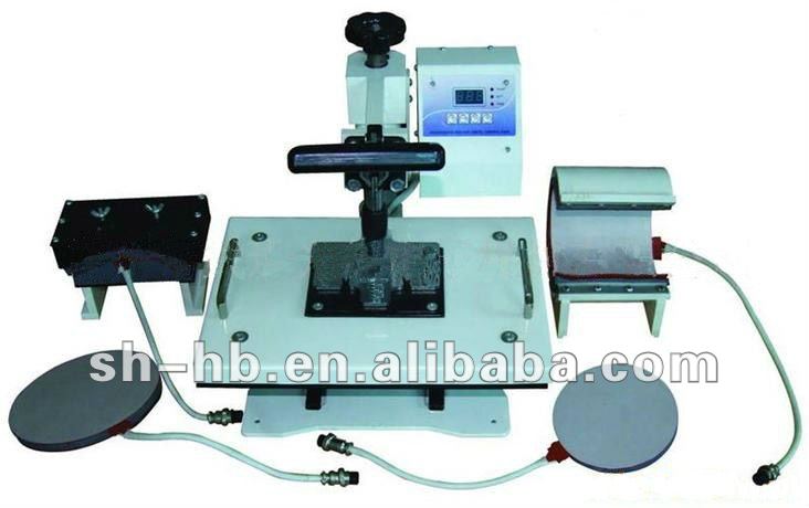 hot salem white 5in1 heat transfer machine