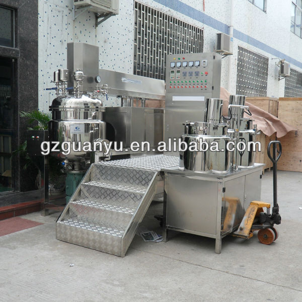 Hot sell 100L Vacuum emulsifying mixer for cream