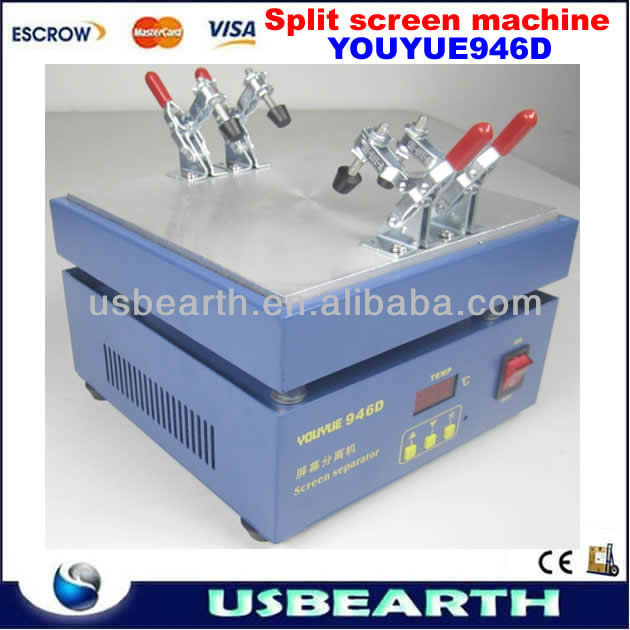 hot sell !! 220/110V phone split screen machine, youyue964D, lcd separator manually, split-screen station, LCD screen separator