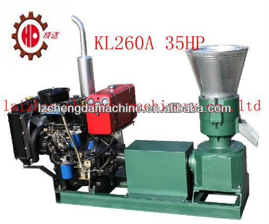 Hot sell 35hp diesel engine pellet maker with CE