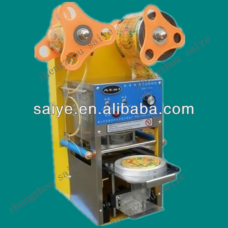 Hot Sell Portable Automatic Plastic cup sealing machine