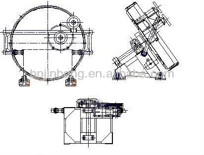 hot selling disk granulator for fertilizer with compact structure