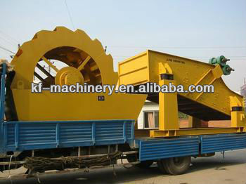 Hot selling low operation cost wheel sand washing machine