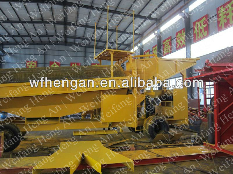 Hot-selling mobile gold mining machines