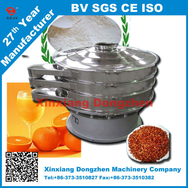 Hot selling Rotary Vibrating sifter for Food Processing Machinery