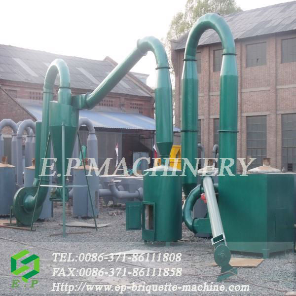 Hot selling sawdust hot air pipe dryer for pelletizing