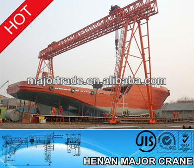 Hot selling shipbuilding double girder gantry crane with CE Certificate