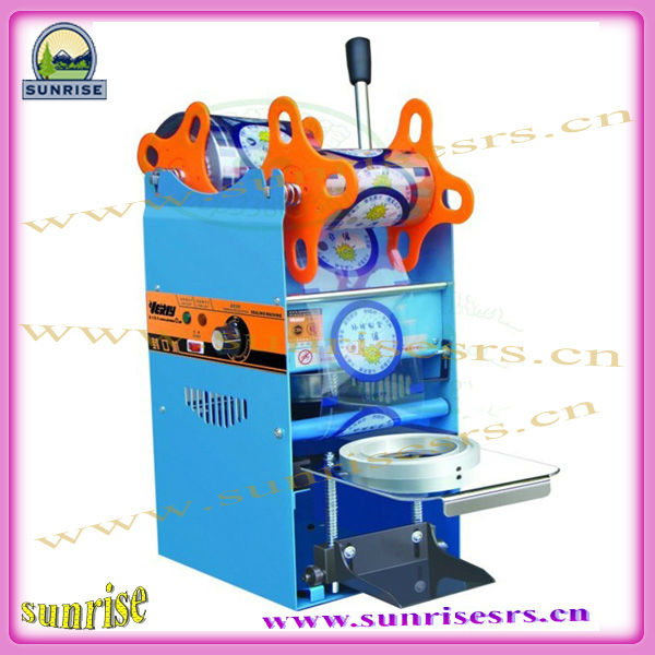 hot selling small model bubble tea sealing machine