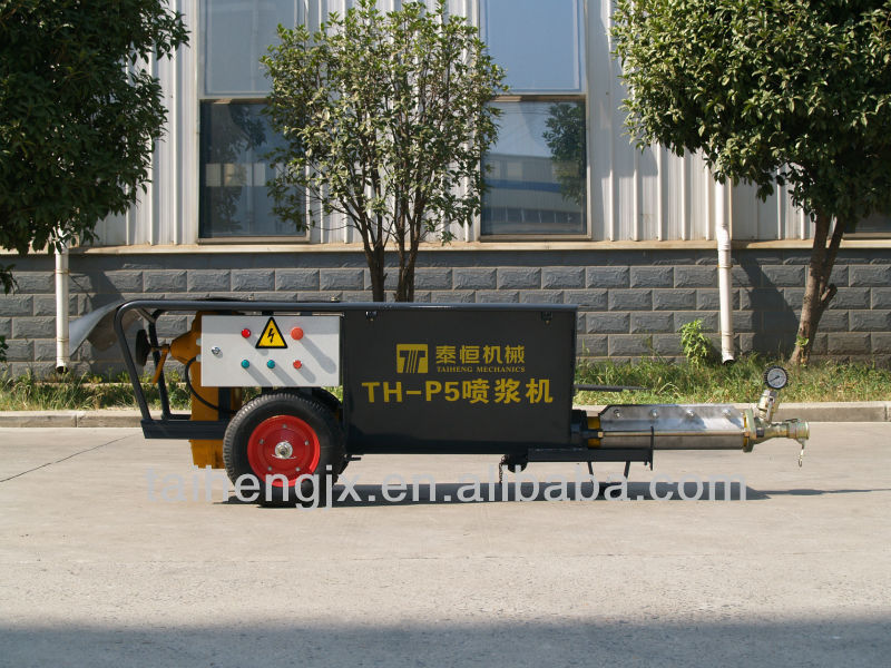 Hot selling TH-P5 mortar plastering machine for sale