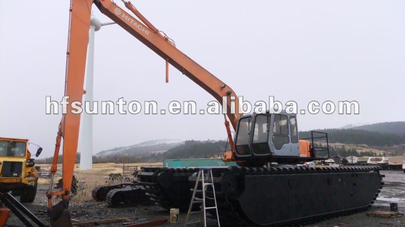 Hot! Used Hitachi EX200 EX300 Amphibious Excavator for Sale!