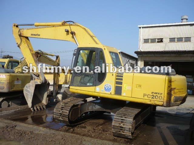 HOT!!! USED ORIGINAL PC200-6 CRAWLER EXCAVATOR