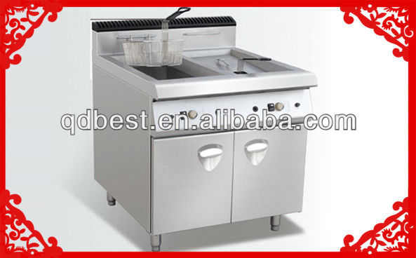 hotel commercial kitchen equipment of gas fryer machiner