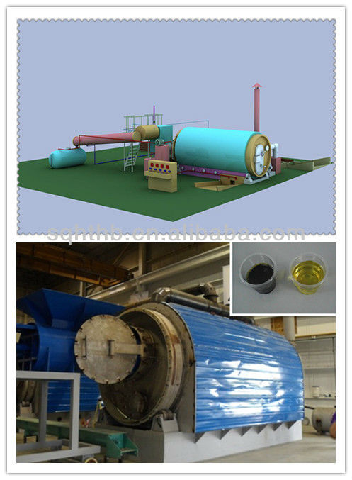 Hottest waste/used plastic/tyre pyrolysis equipment /plant for diesel